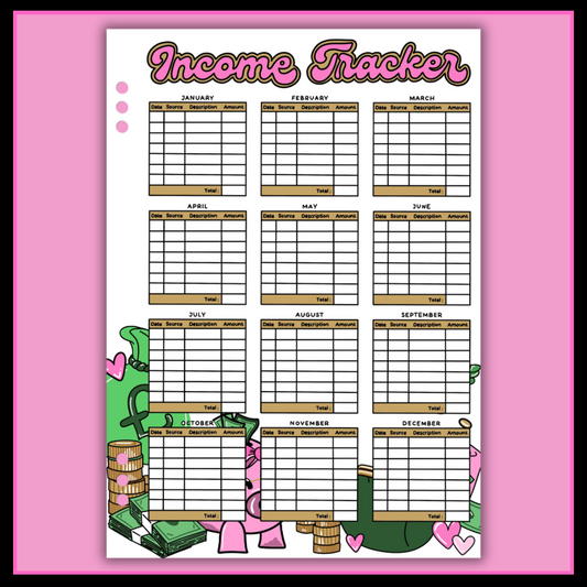 Income Tracker - Single Page