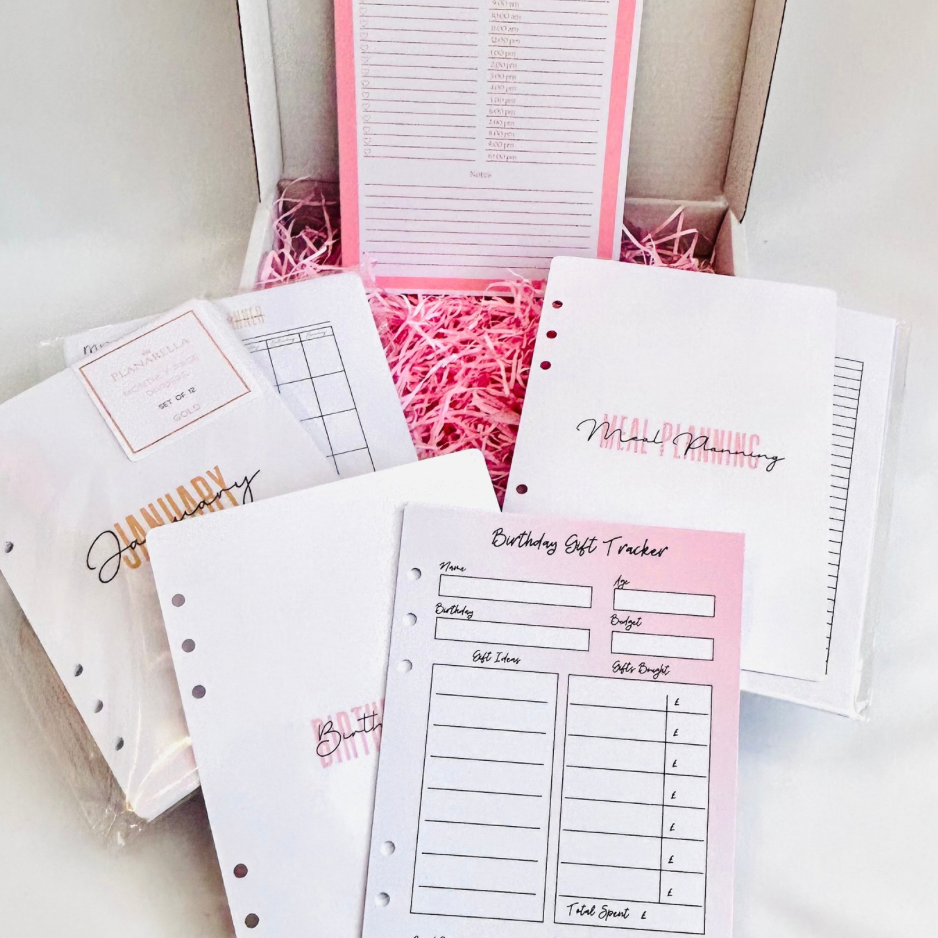 Oops Box #14 - Gift Tracker, Meal Planning & Monthly Planning Bundle