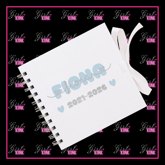 Personalised School Leavers Memory Scrap Book - Pretty Perfect