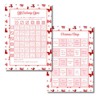 My Everlasting Christmas Planner & Page Insert Bundle 2026 - A4 - Red & Silver Diamond Pen Set