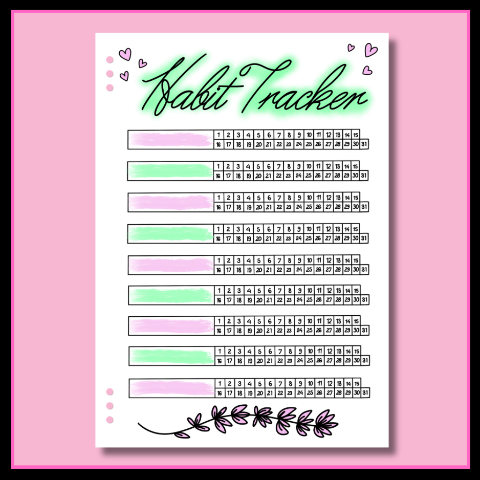 Habit Tracker - Single Page