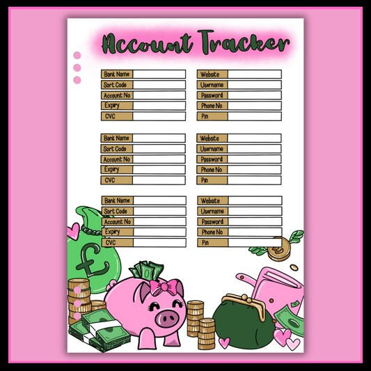 Account Tracker- Single Page