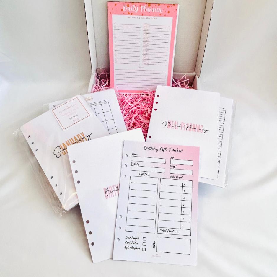 Oops Box #14 - Gift Tracker, Meal Planning & Monthly Planning Bundle