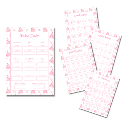 My Everlasting Christmas Planner & Page Insert Bundle 2026 - A4 - Pink & Silver Diamond Pen Set