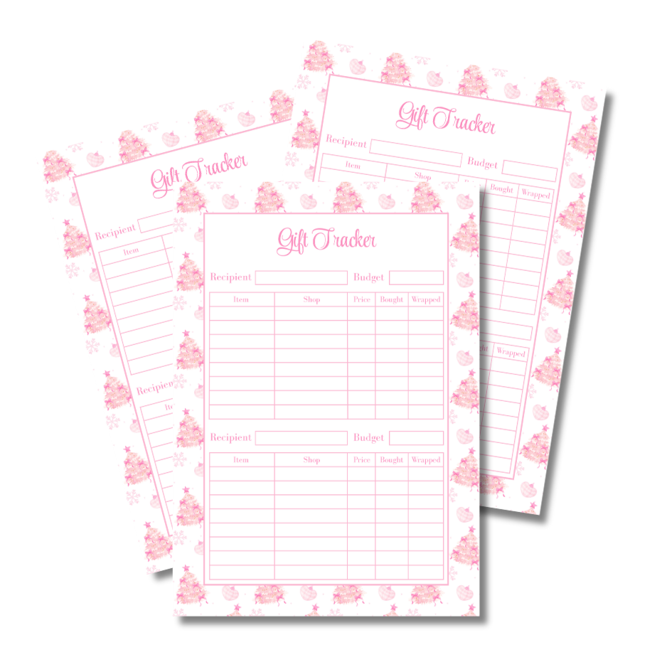 My Everlasting Christmas Planner & Page Insert Bundle 2026 - A4 - Pink & Silver Diamond Pen Set