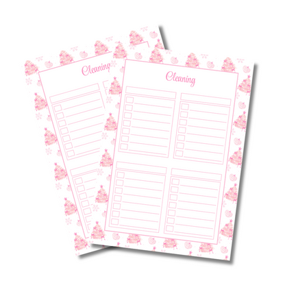 My Everlasting Christmas Planner & Page Insert Bundle 2026 - A4 - Pink & Silver Diamond Pen Set