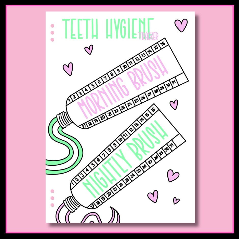 Teeth Hygiene Tracker - Single Page
