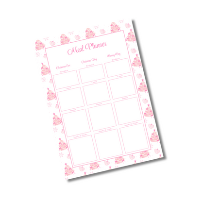 My Everlasting Christmas Planner & Page Insert Bundle 2026 - A4 - Pink & Silver Diamond Pen Set