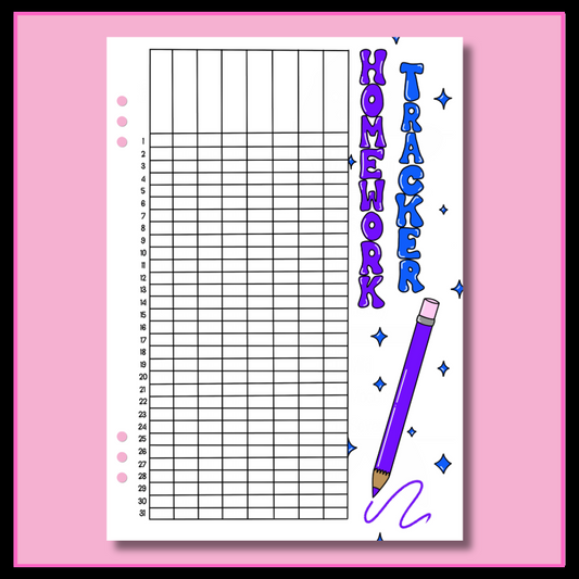 Homework Tracker - Single Page