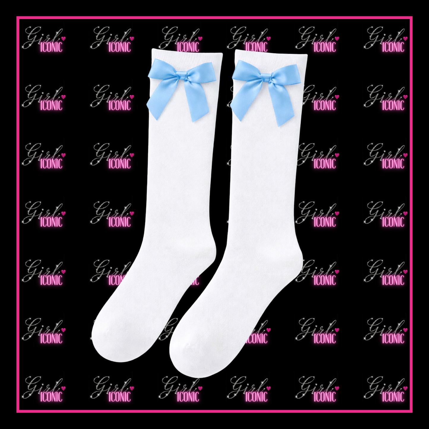 Knee High School Leavers Socks with Bow