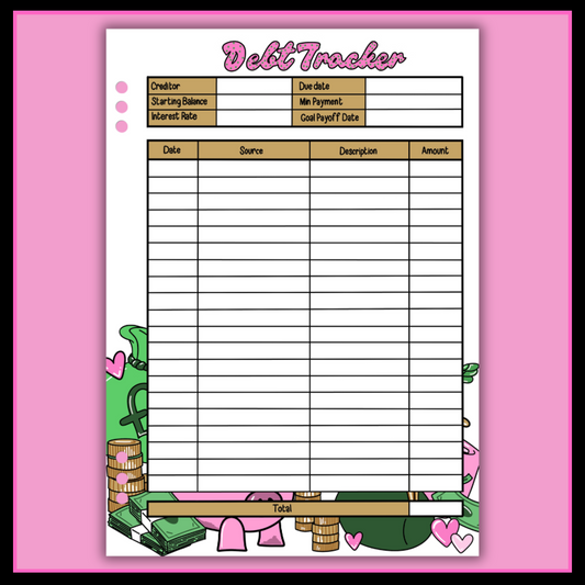 Debt Tracker - Single Page