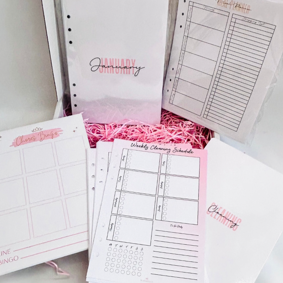 Oops Box #10 - Meal Planner & Cleaning Schedule Pack - Oops Box #10