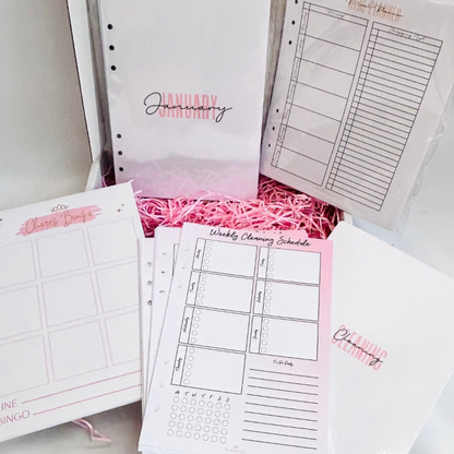 Oops Box #10 - Meal Planner & Cleaning Schedule Pack - Oops Box #10