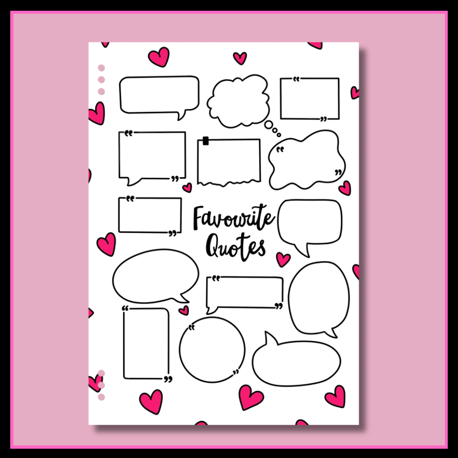 Books & Reading Journal Page Set - Full Bundle