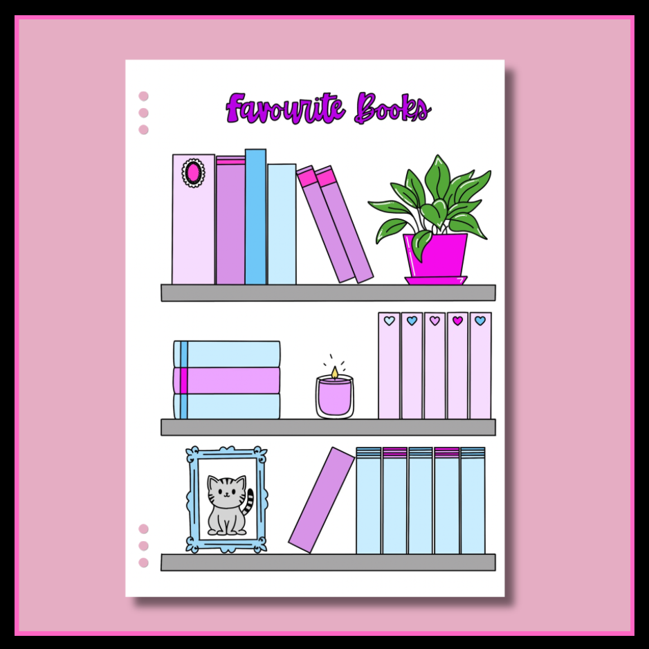 Books & Reading Journal Page Set - Full Bundle