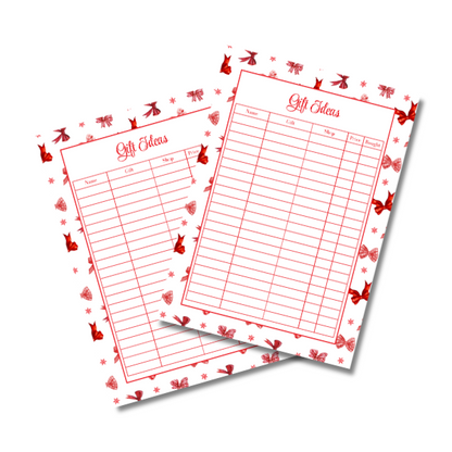 My Everlasting Christmas Planner & Page Insert Bundle 2026 - A4 - Red & Silver Diamond Pen Set