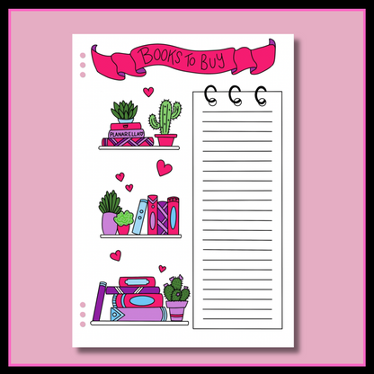 Books & Reading Journal Page Set - Full Bundle