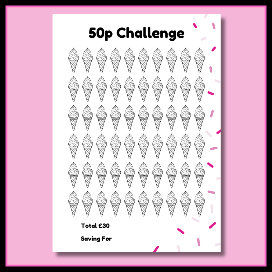 Savings Challenge Book