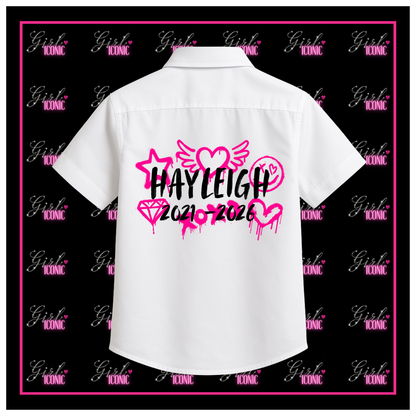 Personalised School Leavers Shirt - Rebel Rock