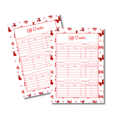 My Everlasting Christmas Planner & Page Insert Bundle 2026 - A4 - Red & Silver Diamond Pen Set