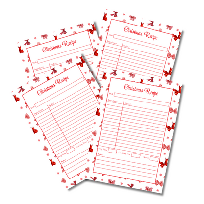 My Everlasting Christmas Planner & Page Insert Bundle 2026 - A4 - Red & Silver Diamond Pen Set