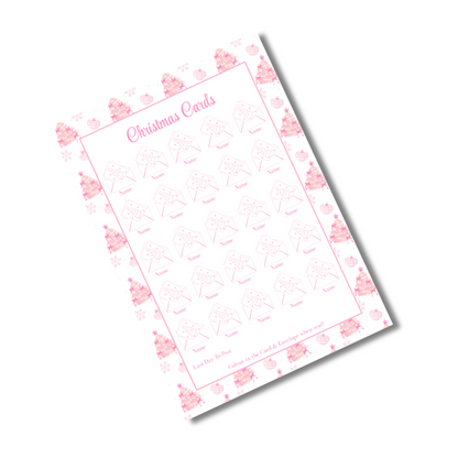 My Everlasting Christmas Planner & Page Insert Bundle 2026 - A4 - Pink & Silver Diamond Pen Set