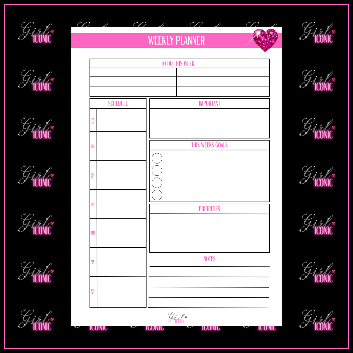 Life Planning & Organisation Page Set - Digital Download