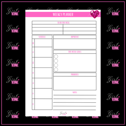 Life Planning & Organisation Page Set - Digital Download