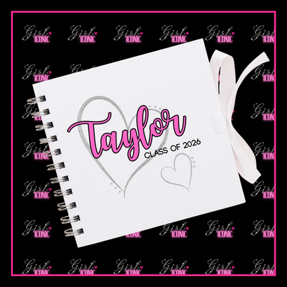 Personalised School Leavers Memory Book - Romantica