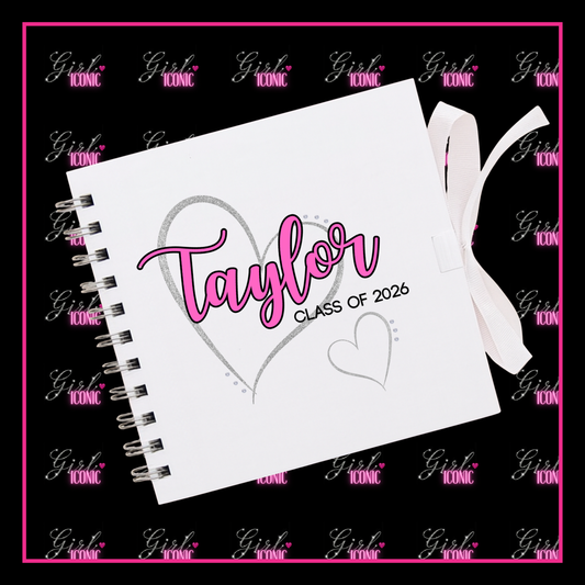 Personalised School Leavers Memory Book - Romantica