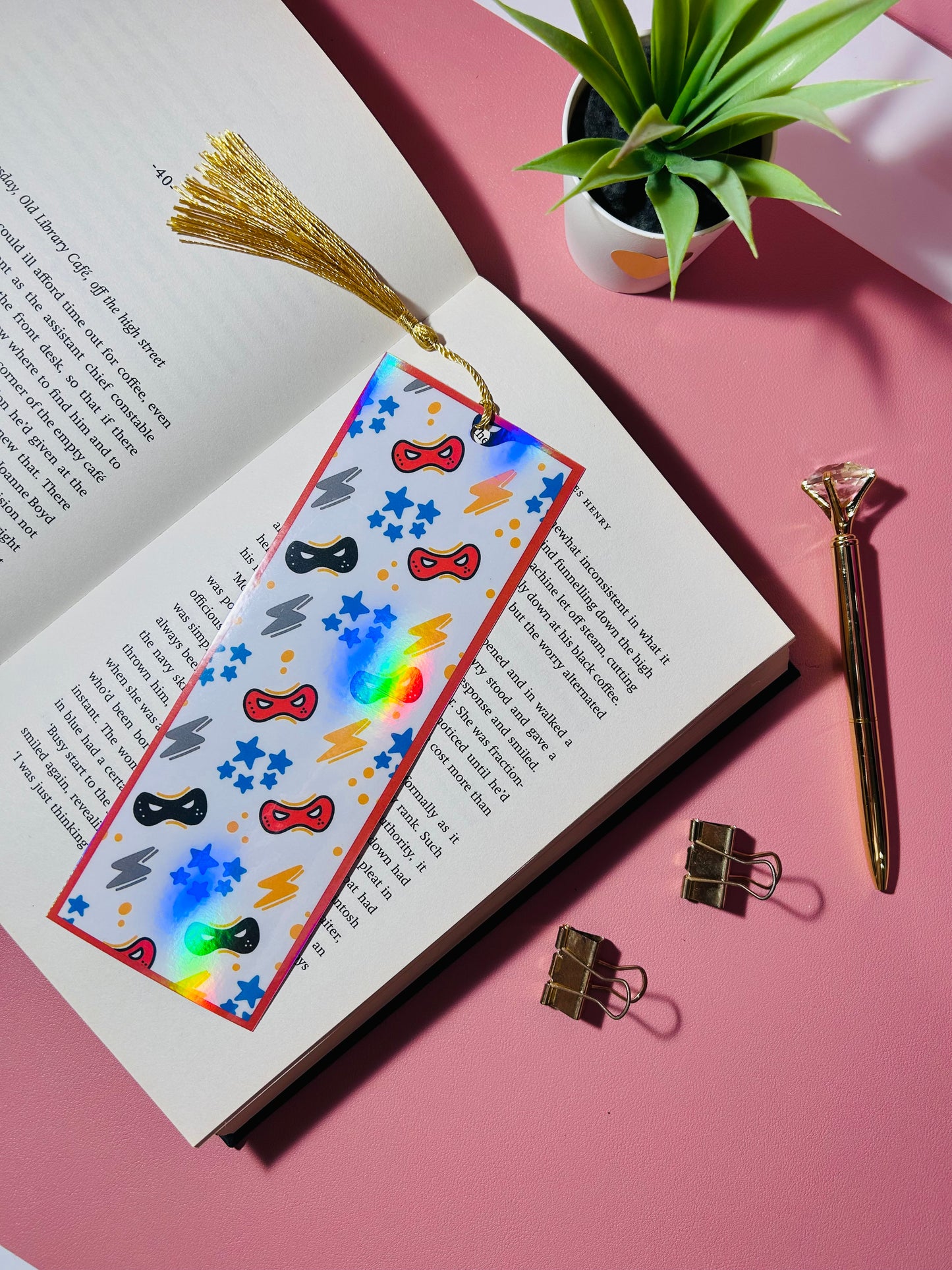 Kids Super Hero Chunky Bookmark