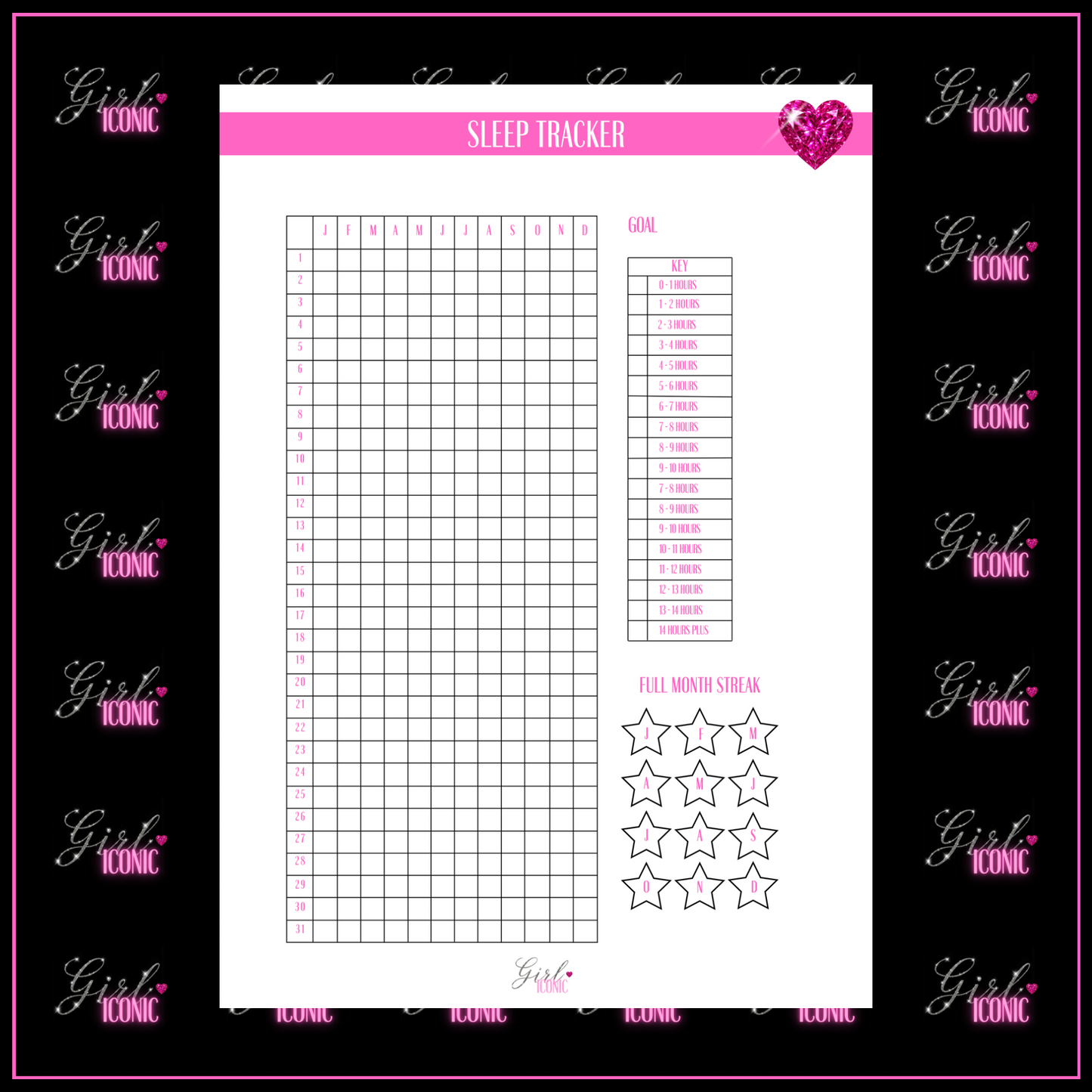 Health & Lifestyle Journal Page Set - Digital Download