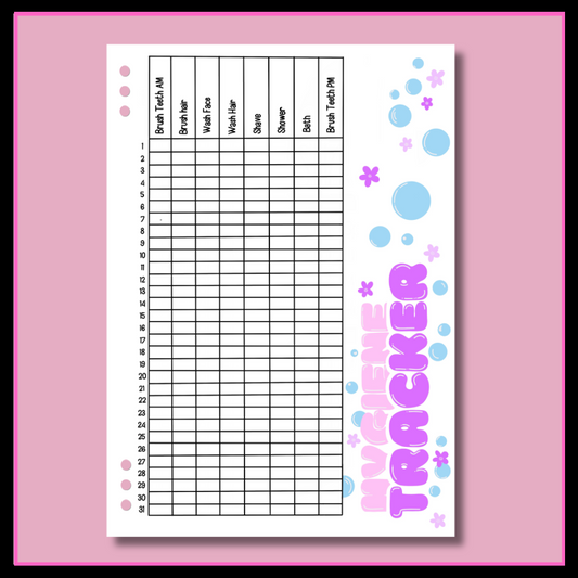 Hygiene Tracker - Single Page