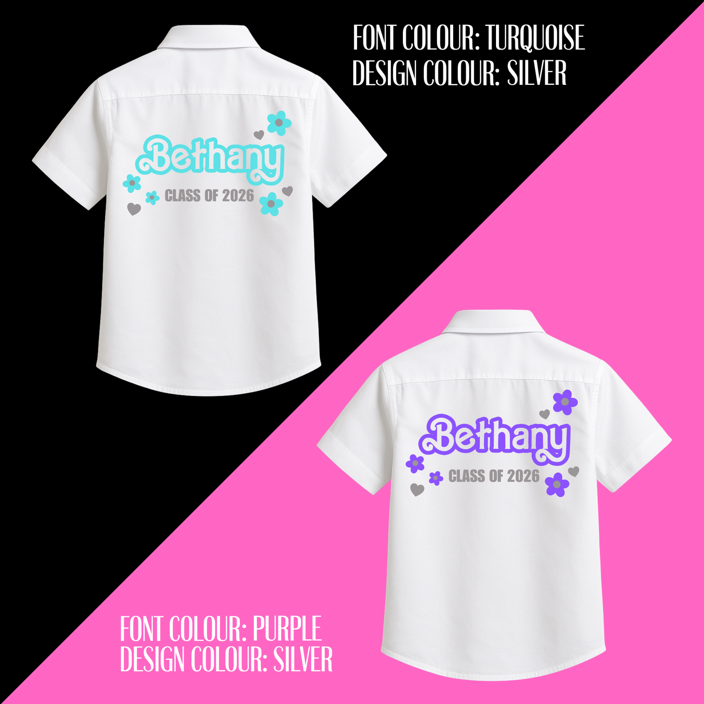 Personalised School Leavers Shirt - Baby Doll