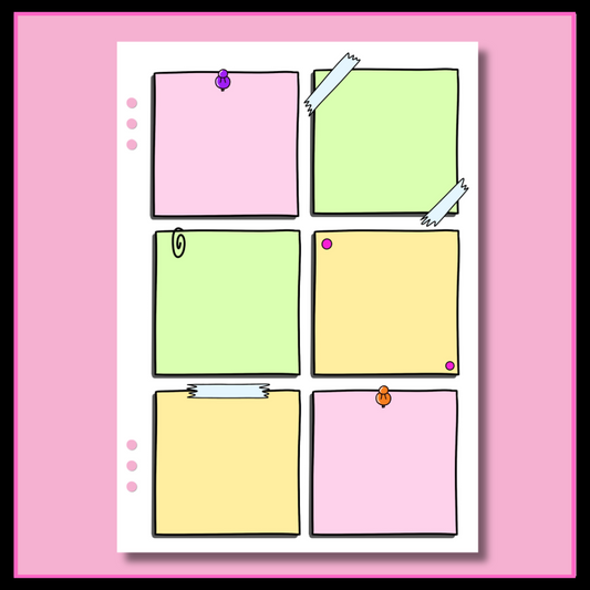 Sticky Notes - Single Page