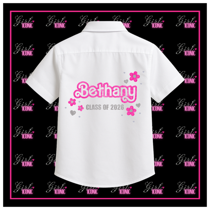 Personalised School Leavers Shirt - Baby Doll