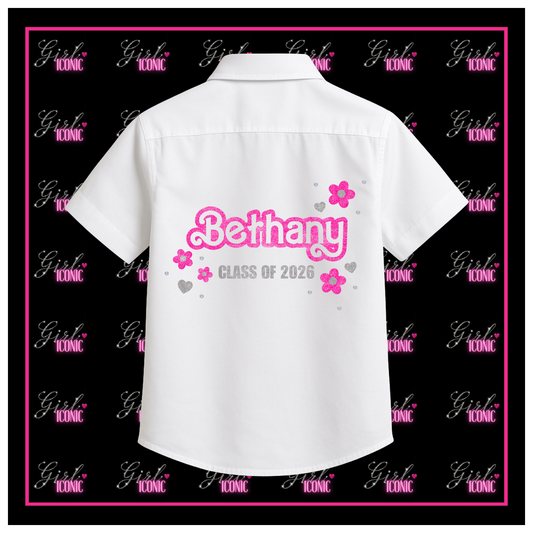 Personalised School Leavers Shirt - Baby Doll