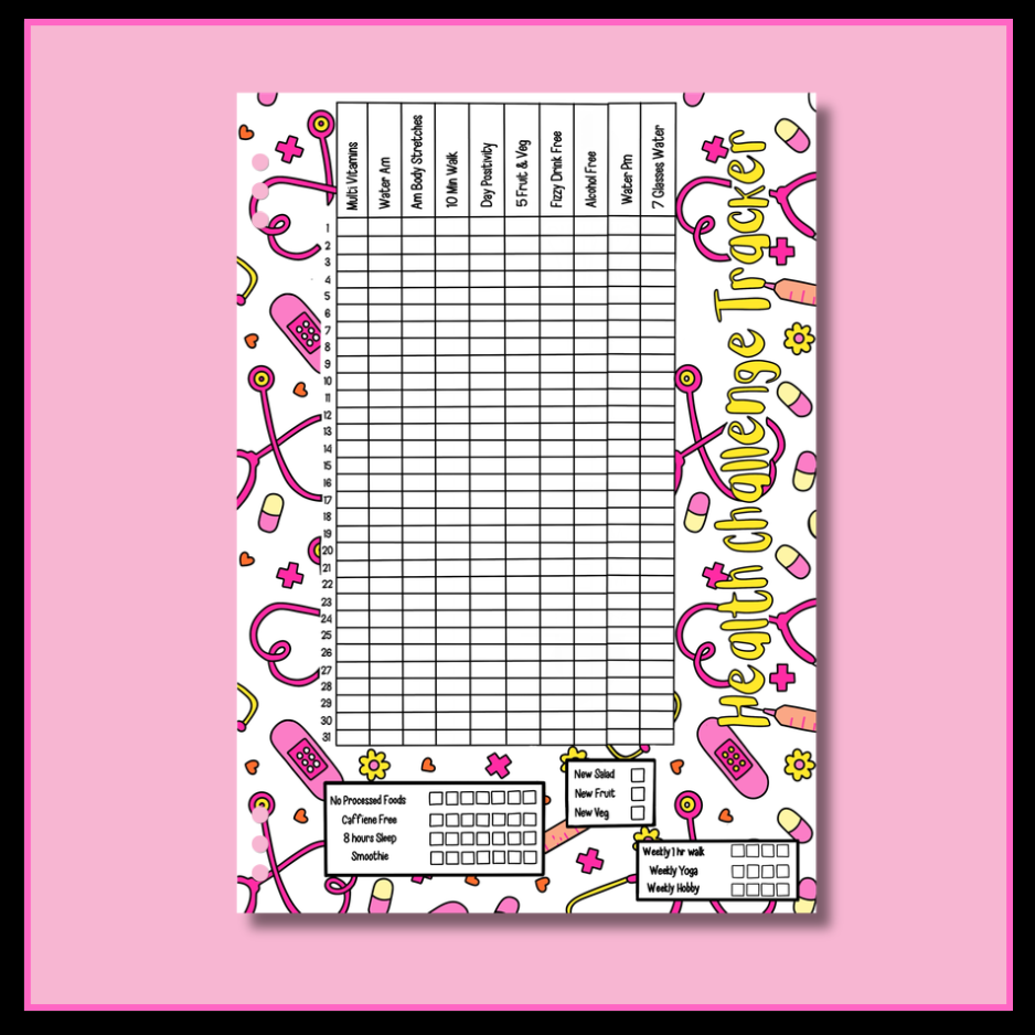 Health & Wellness Journal Page Set - Full Bundle