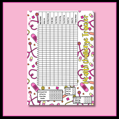 Health & Wellness Journal Page Set - Full Bundle