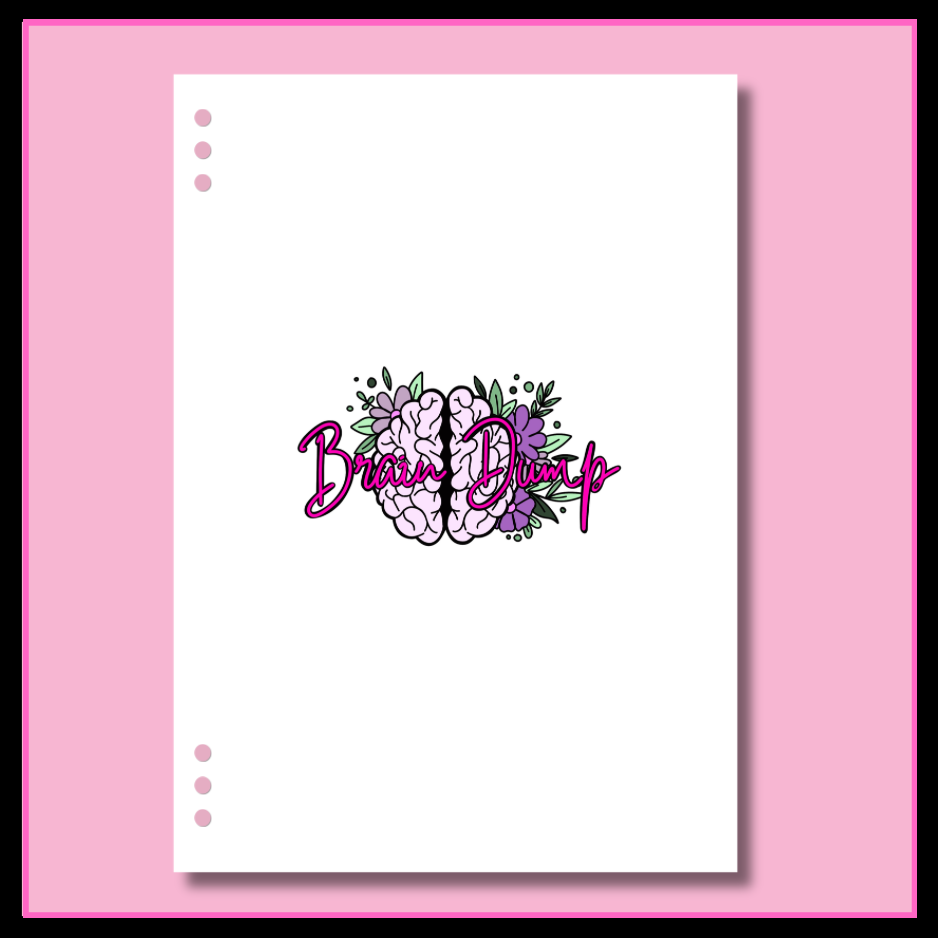 Brain Dump - Single Page
