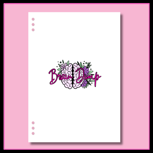 Brain Dump - Single Page