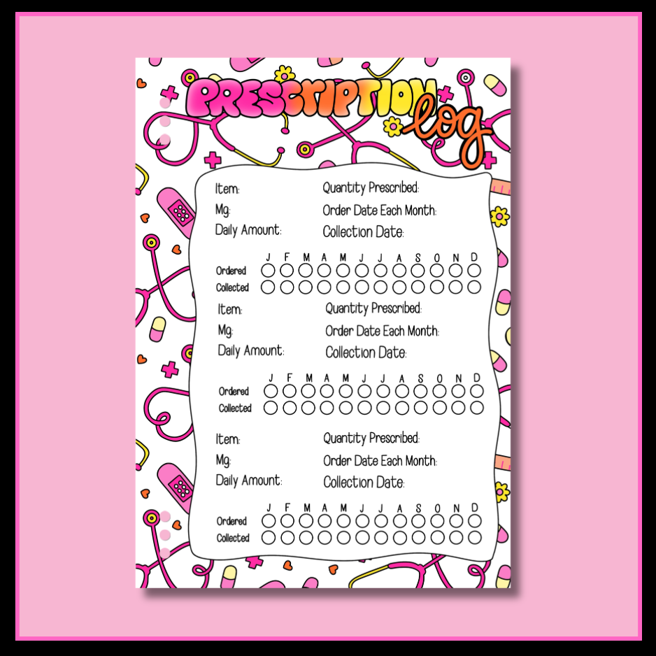 Health & Wellness Journal Page Set - Full Bundle