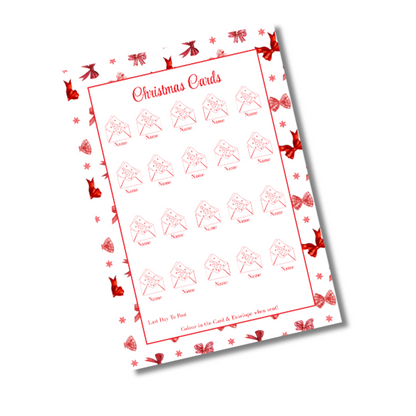 My Everlasting Christmas Planner & Page Insert Bundle 2026 - A4 - Red & Silver Diamond Pen Set