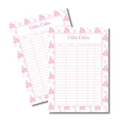 My Everlasting Christmas Planner & Page Insert Bundle 2026 - A4 - Pink & Silver Diamond Pen Set