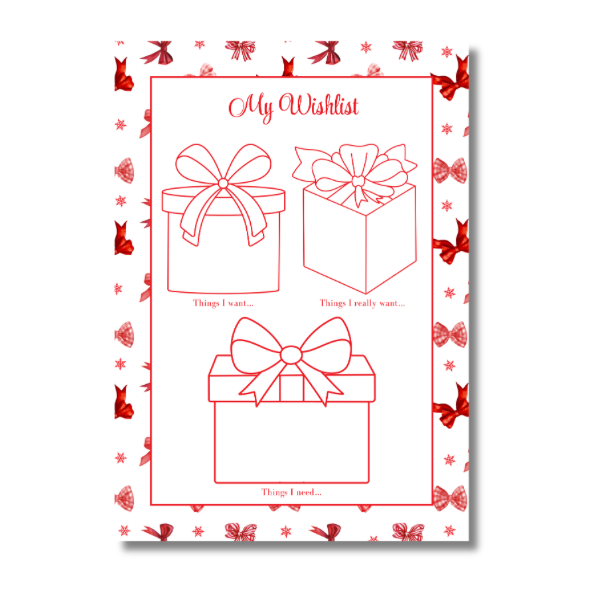 My Everlasting Christmas Planner & Page Insert Bundle 2026 - A4 - Red & Silver Diamond Pen Set