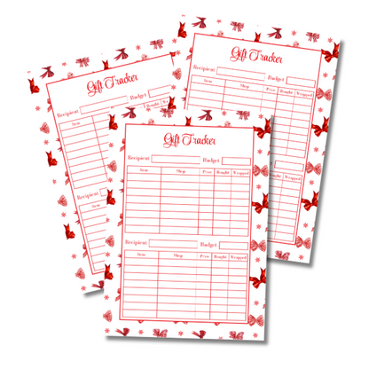 My Everlasting Christmas Planner & Page Insert Bundle 2026 - A4 - Red & Silver Diamond Pen Set