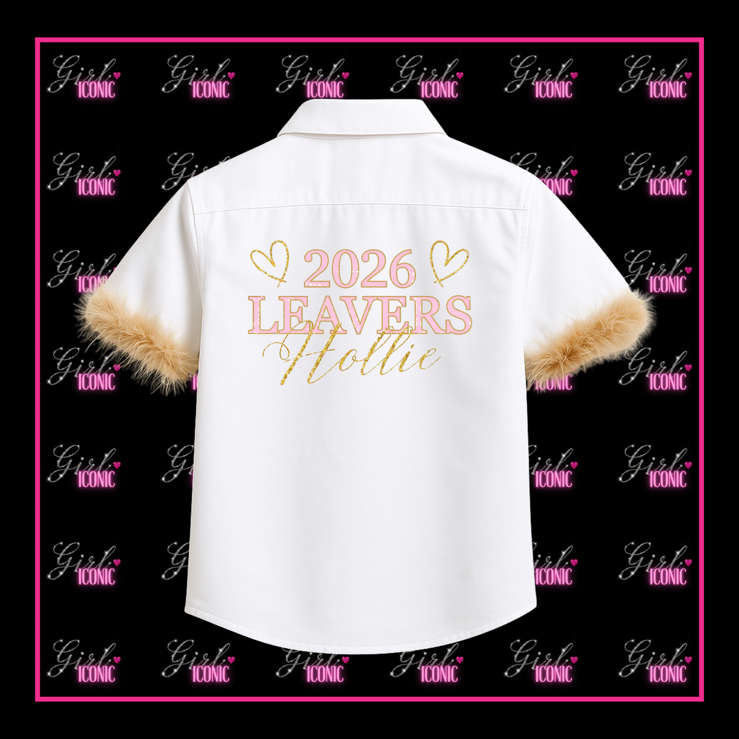 Personalised School Leavers Shirt - Sweet Sparkle