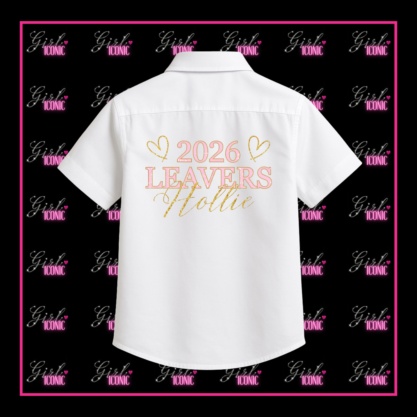Personalised School Leavers Shirt - Sweet Sparkle