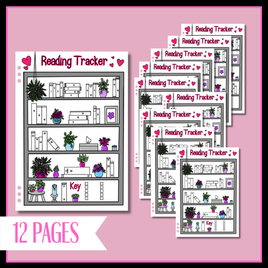 Reading Tracker - 12 Page Set