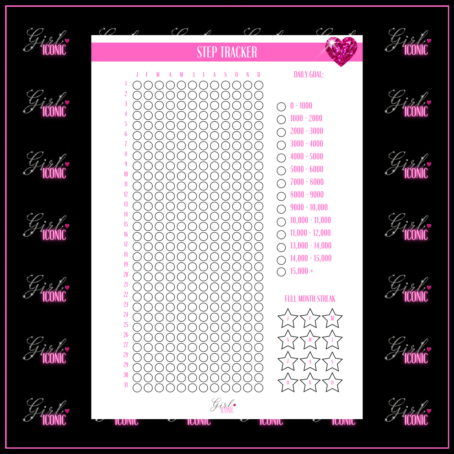 Health & Lifestyle Journal Page Set - Digital Download